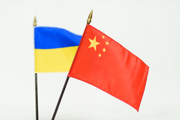 A national flag with a symbol of the country