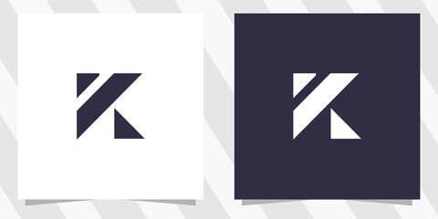 letter k logo design vector