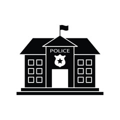 Police department vector icon. isolated on white background. vector illustration