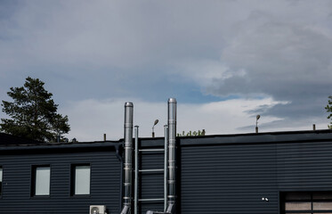 modern factory or warehouse