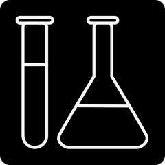 solid BEAKER design vector icon