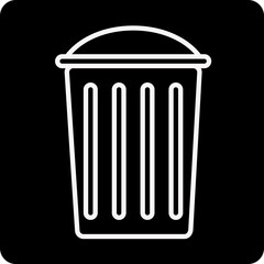 solid GARBAGE design vector icon