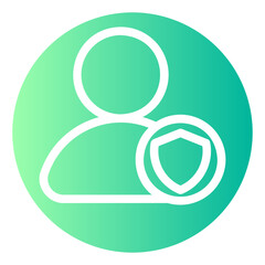 shield gradient icon