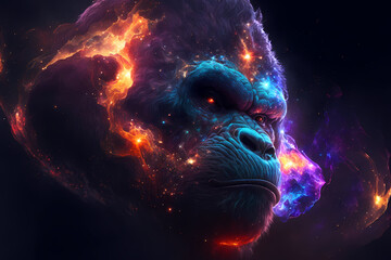 Spirit animal - Gorilla, Generative AI