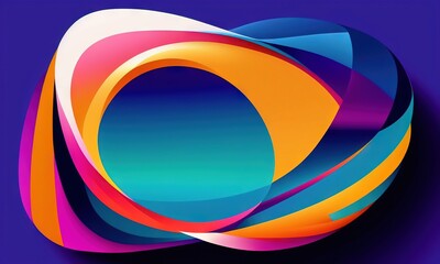 Fototapeta premium Colorful origami paper as abstract wallpaper background (Generative AI)