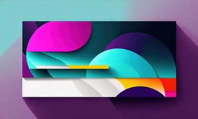 Colorful origami paper as abstract wallpaper background (Generative AI)