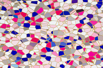 cracked enamel with golden line background