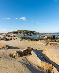 Punta Lapa, en Sanxenxo (Galicia, España)