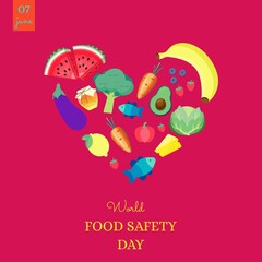Illustration for World Food Safety day