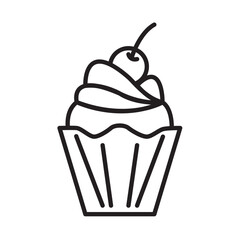 CUPCAKE design vector icon