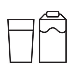 MILK design vector icon