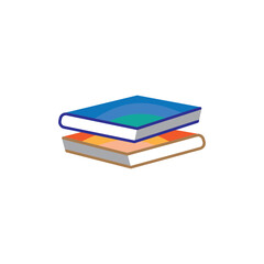 book icon abstract color vector design illustration
