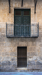 Fototapeta na wymiar Medieval architecture in the Alicante City Hall building, Spain
