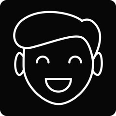 Solid Boyfriend design vector icon