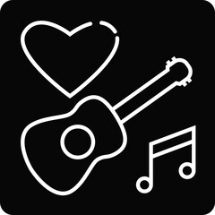 Solid Serenade design vector icon