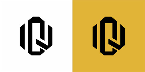 logo mono gram black siluet white and yellow background