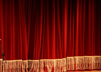 Theatre stage curtain