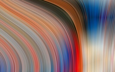 Dynamic color series. Futuristic abstract colorful background. Artistic abstraction with colorful wavy lines. Colorful distorted line textures. Creative multi colored wave line pattern.