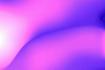 Gradient shapes curl art design