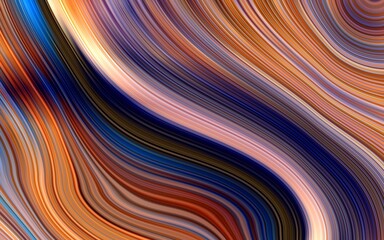 Dynamic color series. Futuristic abstract colorful background. Artistic abstraction with colorful wavy lines. Colorful distorted line textures. Creative multi colored wave line pattern.