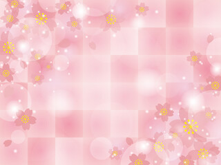 背景イラスト素材〈桜〉