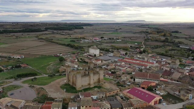 Sadaba castle in Aragon