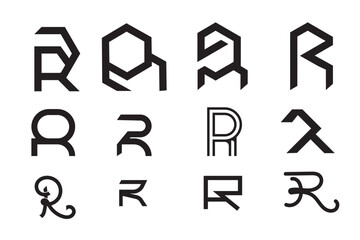 letter R logo design ideas