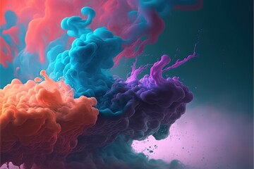 Wavy Lines. Abstract and Textured Background Illustration. Render. Created with Generative AI