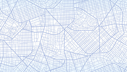 View from above the map buildings. Detailed view of city. Tracking car location.. City top view. Abstract background. Flat style, Vector, illustration isolated.