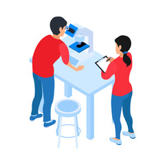 Nanotechnology Lab Students Composition