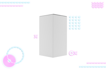 Neon Rectangle Box