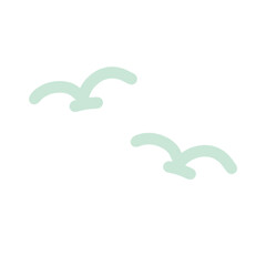 Bird Doodle Cute Hand Drawn