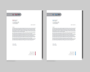 Corporate modern letterhead design template creative modern letterhead design template for your project letterhead, letter head, Business letterhead design