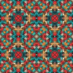 Geometric seamless pattern design.