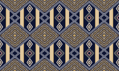 Geometric ethnic flower pattern for background,fabric,wrapping,clothing,wallpaper,Batik,carpet,embroidery style.