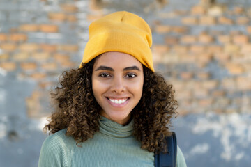 Portrait of mexican young adult woman