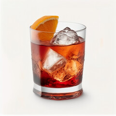 Beautiful cocktail of Negroni (AI Generated)