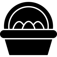 Eggs Basket Icon