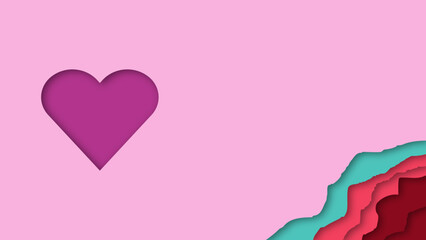VALENTINE,S DAY BACKGROUND TEMPLATE pink heart background