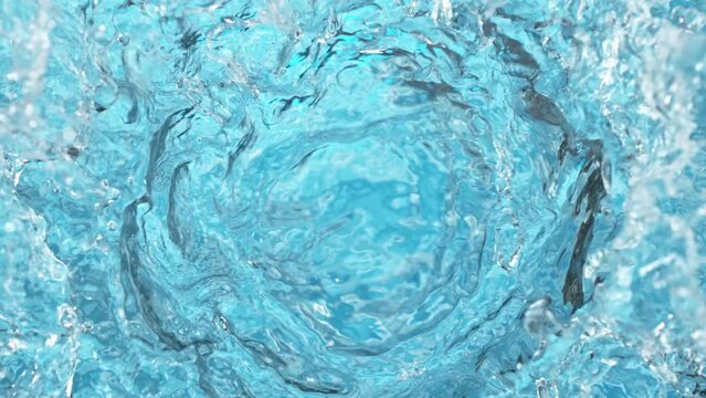 Super Slow Motion Shot of Water Surface at 1000fps.