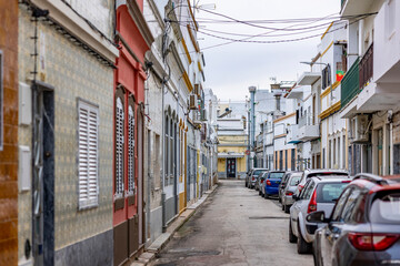 Fototapeta na wymiar Typical street of the village of Fuseta