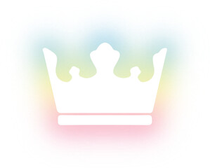 Set of crown neon