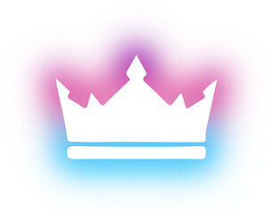 Set of crown neon