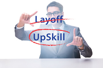 Re-skilling and upskilling in learning concept
