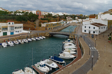 Fototapeta na wymiar Puerto de Ciudadela, Menorca 