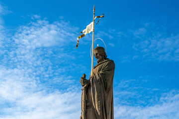 St. Wenceslas statue in Stara Boleslav.