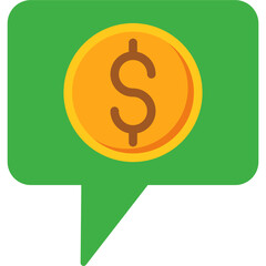 Dollar Chat Icon