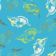 seamless pattern with fishes