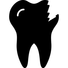 Broken Tooth Icon