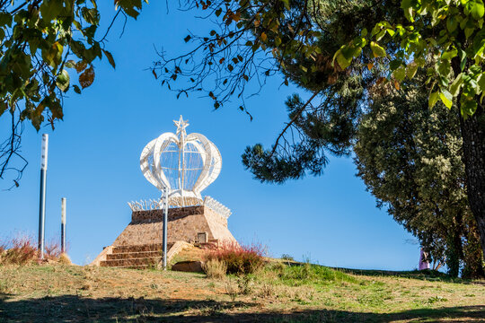 Royal monument in  a beautiful park, Ifrane, Morocco